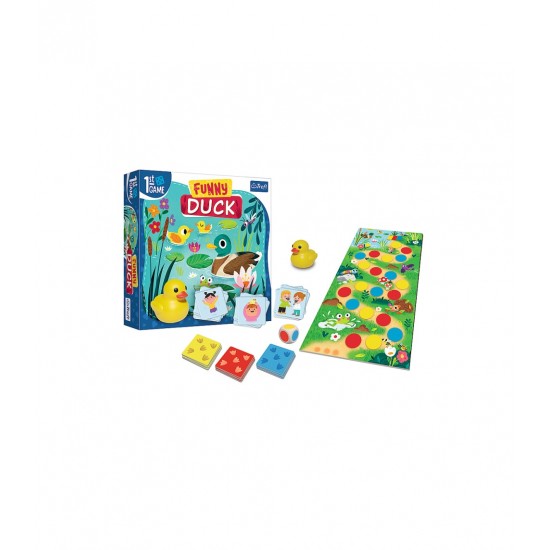 Joc de societate cooperativ pentru toddleri Funny Duck