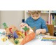 Joc creativ Stick N Play cu scene 3D si stickere repozitionabile - Lumea Dinozaurilor