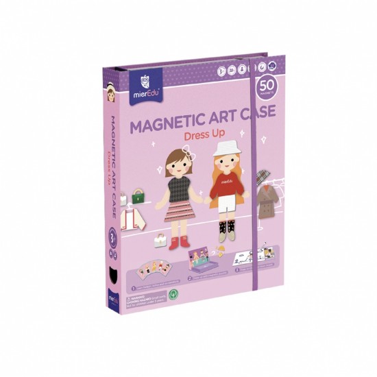 Joc puzzle magnetic de arta si asociere - Imbracaminte