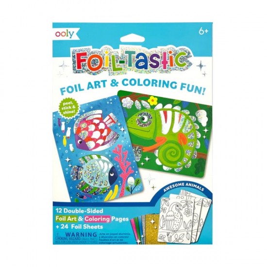 Kit Arta cu folie Foil-tastic - Awesome Animals