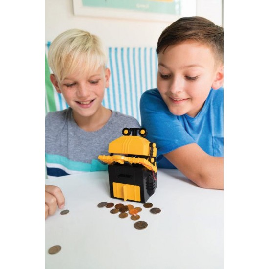 Kit constructie robot - Money Bank Robot, Kidz Robotix