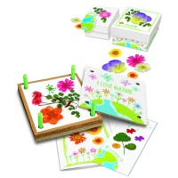 Kit creativ - Presa pentru flori si frunze, Green Creativity