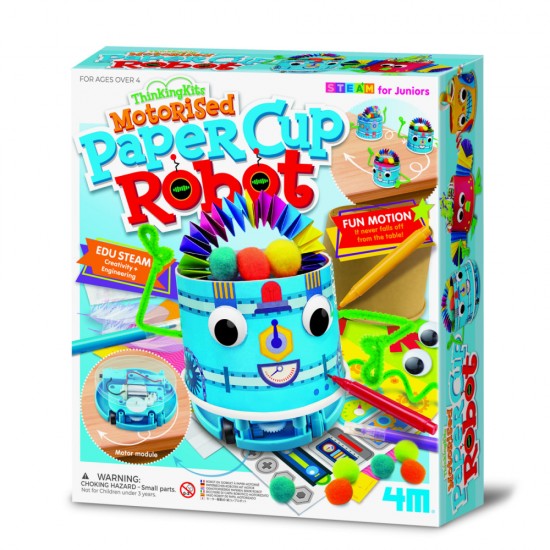 Kit creativ STEM - Robotul din carton Thinking Kits