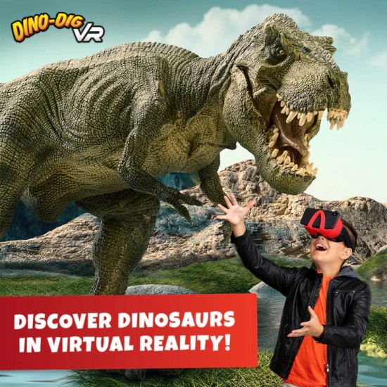 Kit STEM interactiv VR - Descopera Dinozaurii in Realitate Virtuala