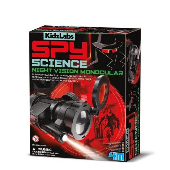 Kit STEM - Monocular cu vedere nocturna KidzLabs