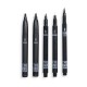 Markere negre The Ink Works - Set de 5 dimensiuni diferite