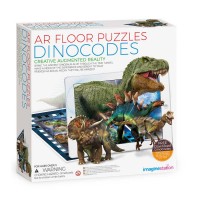 Puzzle de podea cu realitate augmentata AR - Dinozauri