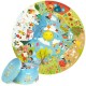 Puzzle rotund 150 piese Boppi - Anotimpuri