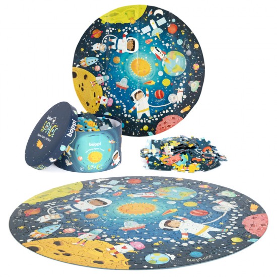 Puzzle rotund 150 piese Boppi - Spatiu