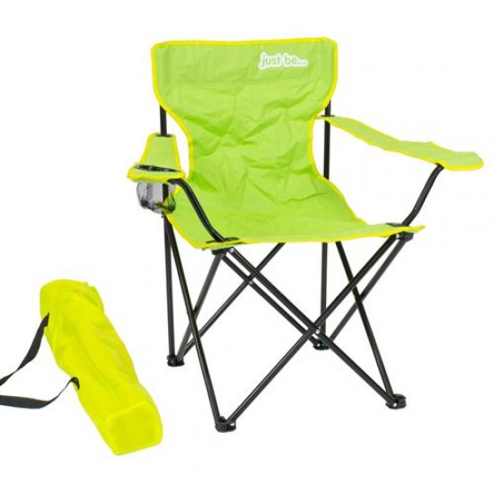 Scaun pentru camping, verde deschis galben