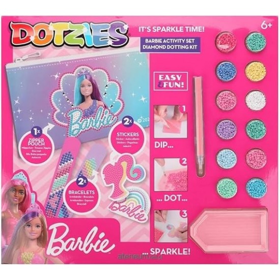 Set creativ 5 in 1 pictura cu diamante Barbie