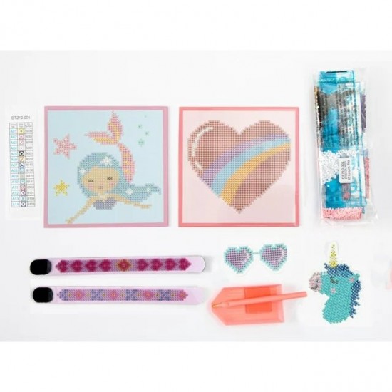 Set creativ 6 in 1 pictura cu diamante Sirena