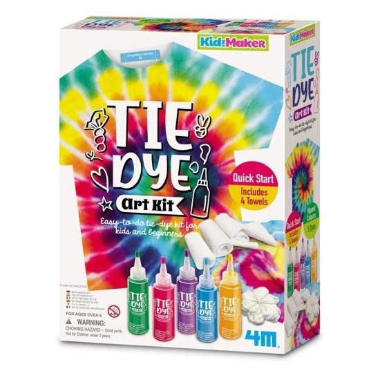 Set creativ colorare textile Tie Dye Art