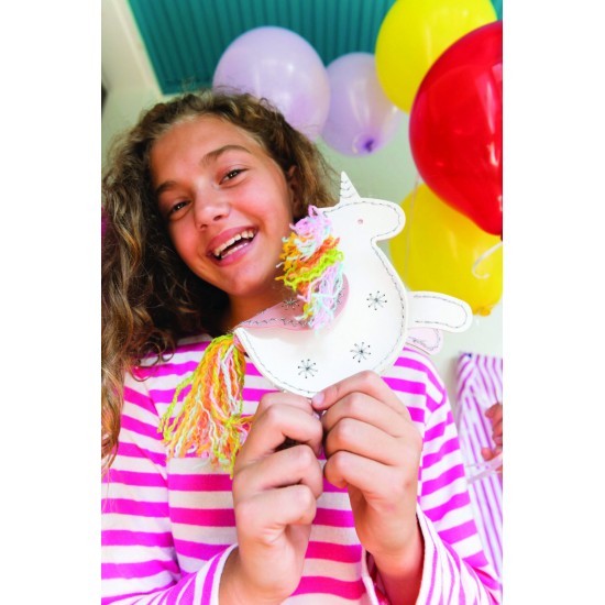 Set creativ DIY - Geanta din piele artificiala Unicorn