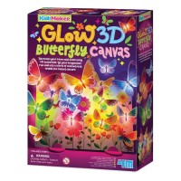 Set creativ - Panou luminos cu fluturi 3D KidzMaker