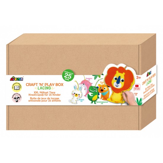 Set creativ XXL de cusut cu tehnica siretului - Craft N Play Box