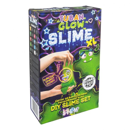 Set DIY experimente Slime care straluceste in intuneric XL