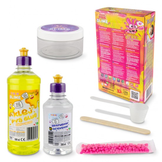 Set Diy experimente Slime Magic Pink XL