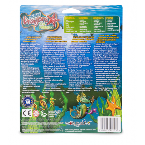 Set educativ STEM Aqua Dragons - Habitat economic Sea Friends basic