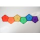 Set magnetic Magblox - 6 piese magnetice pentagon pentru constructie