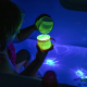 Set senzorial luminos pentru baie Pippa Glo Pal verde