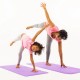 Set Yoga Mama-Copil cu saltele asortate si carduri incluse Cloud mov