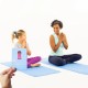 Set Yoga Mama-Copil cu saltele asortate si carduri incluse Wave albastru