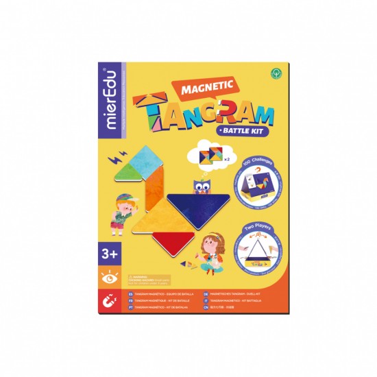 Joc Tangram magnetic - Battle kit pentru 2 jucatori