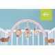 Arc cu jucarii pentru patut si carucior 4Baby Plush Arch Vulpi Maro/Bej F12