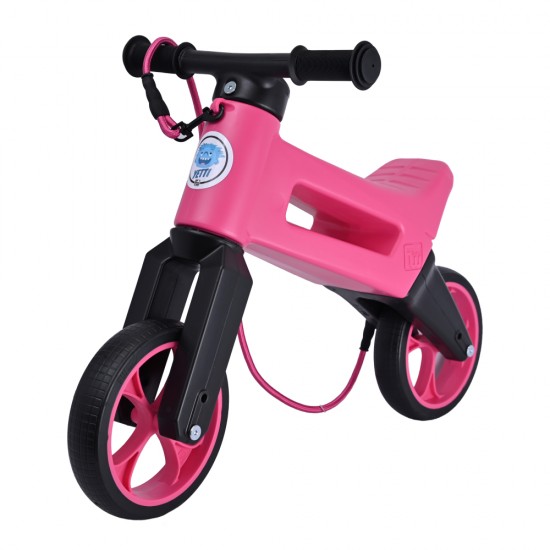 Bicicleta fara pedale Funny Wheels Rider SuperSport Yetti 3 in 1 Pink