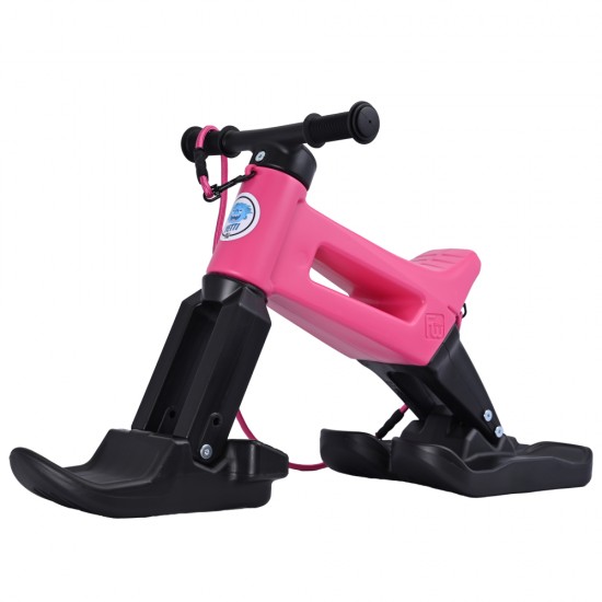 Bicicleta fara pedale Funny Wheels Rider SuperSport Yetti 3 in 1 Pink