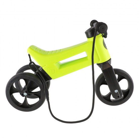 Bicicleta fara pedale Funny Wheels Rider Yetti Superpack 3 in 1 Lime/Black