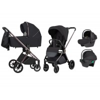 Carucior compact premium Carrello Ultra 3 in 1 I-Size 40-87 cm Night Black