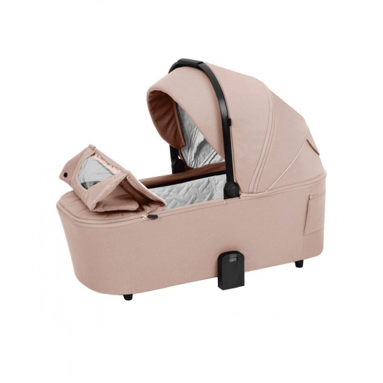 Carucior compact premium Carrello Ultra 4 in 1 I-Size 40-87 cm cu baza Isofix Antique Beige