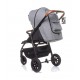 Carucior sport cu roti gonflabile (max. 22 Kg) 4Baby Stinger Air Gri