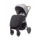 Carucior sport cu roti gonflabile (max. 22 Kg) 4Baby Stinger Air Gri Deschis