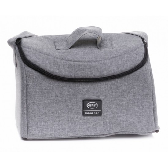 Geanta mamicii pentru carucior 4Baby Mamma Bag Gri Melange