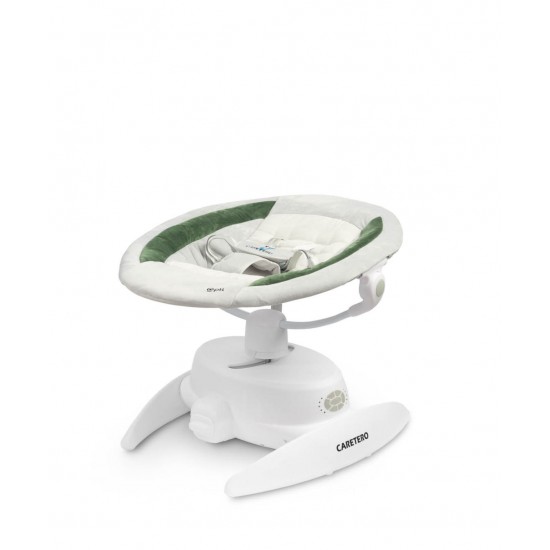 Leagan electric rotativ 360⁰ (max. 9 kg), cu inclinare reglabila, senzor de miscare si telecomanda Caretero Opti Verde