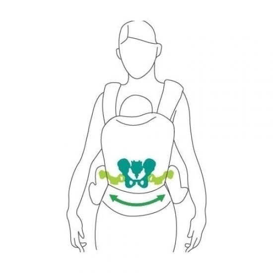 Marsupiu ergonomic 4-36 luni Womar Zaffiro ECO01 Maro