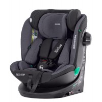 Scaun auto rotativ 360° Carrello Sirius I-Size R129/03 40-150 cm Isofix+Top Tether Harbor Grey