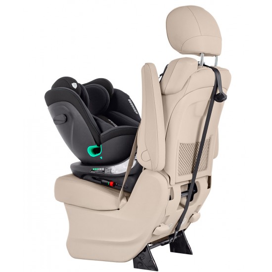 Scaun auto rotativ 360° Carrello Sirius I-Size R129/03 40-150 cm Isofix+Top Tether Harbor Grey