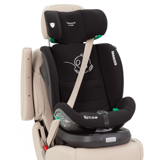 Scaun auto rotativ 360° SPS Carrello Meteorit i-Size R129/03 40-150 cm Isofix Marble Grey