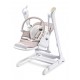 Scaun de masa cu leagan electric Caretero Indigo 2 in 1 Beige