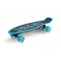 Skateboard cu casca, cotiere si genunchiere Toyz Dexter Albastru