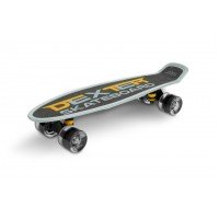 Skateboard cu casca, cotiere si genunchiere Toyz Dexter Gri