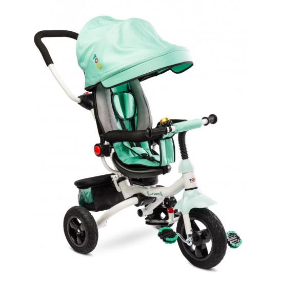 Tricicleta copii reversibila si pliabila Toyz Wroom Turquoise