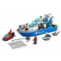 LEGO City - Barca de patrula a politiei 60277