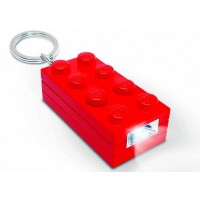 Breloc cu lanterna LEGO caramida rosie LGL-KE5-R