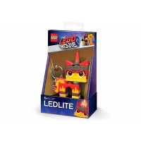 Breloc cu lanterna LEGO Movie 2 Angry Kitty (LGL-KE147)