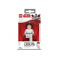 Breloc cu lanterna LEGO Star Wars Printesa Leia (LGL-KE109)